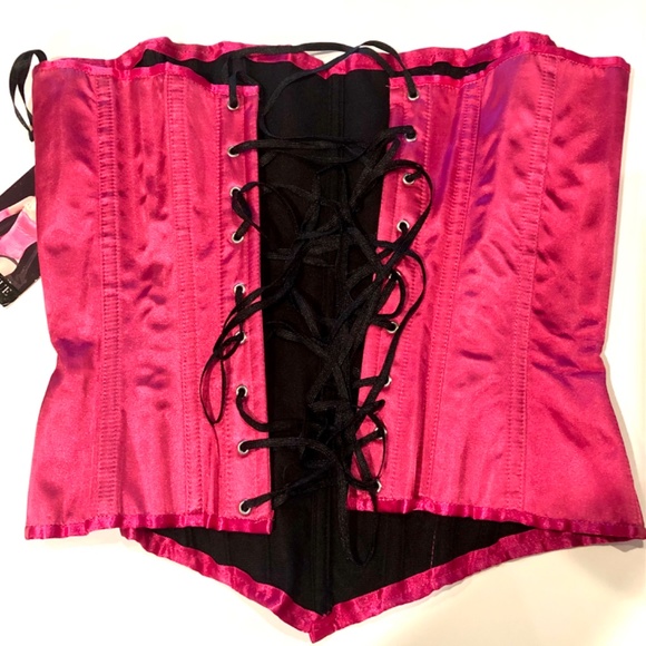 Hot Pink Corset - Picture 3 of 5